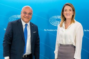 PARLAMENTO EUROPEO – Giuseppe Antoci ha incontrato ieri la Presidente Roberta Metsola