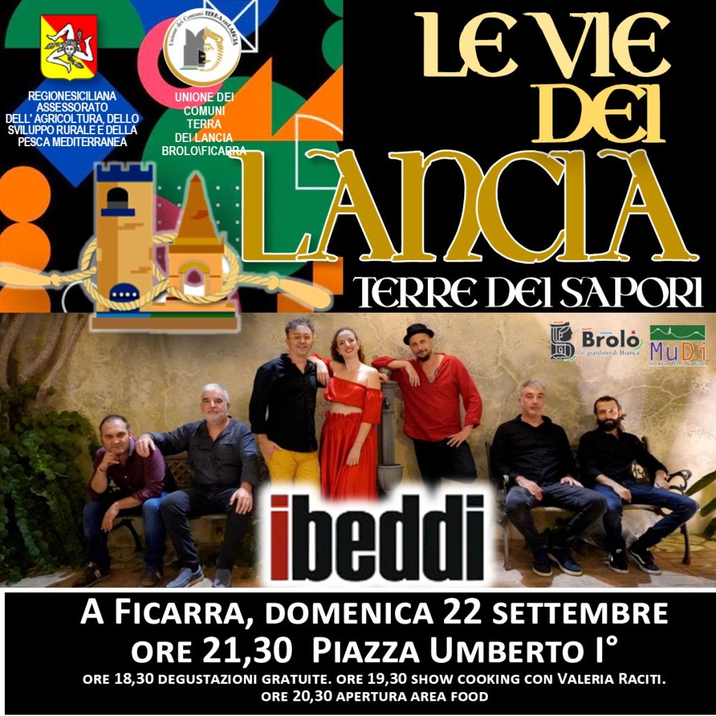 A FICARRA –  Domenica la prima giornata l’evento “Le Vie dei Lancia” con Valeria Raciti e I Beddi