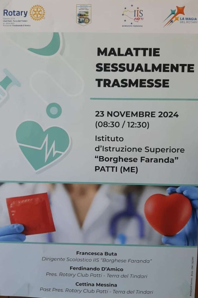 PREVENZIONE – L’incontro al “Borghese Faranda” di Patti sul tema delle malattie sessualmente trasmesse