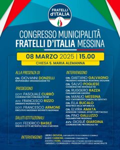 VITA DI PARTITO – Il Congresso Municipalità Fratelli d’Italia Messina